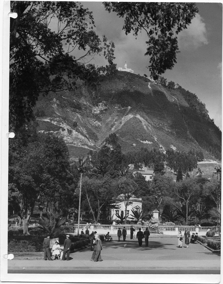 Foto antigua del Parque de la Independencia