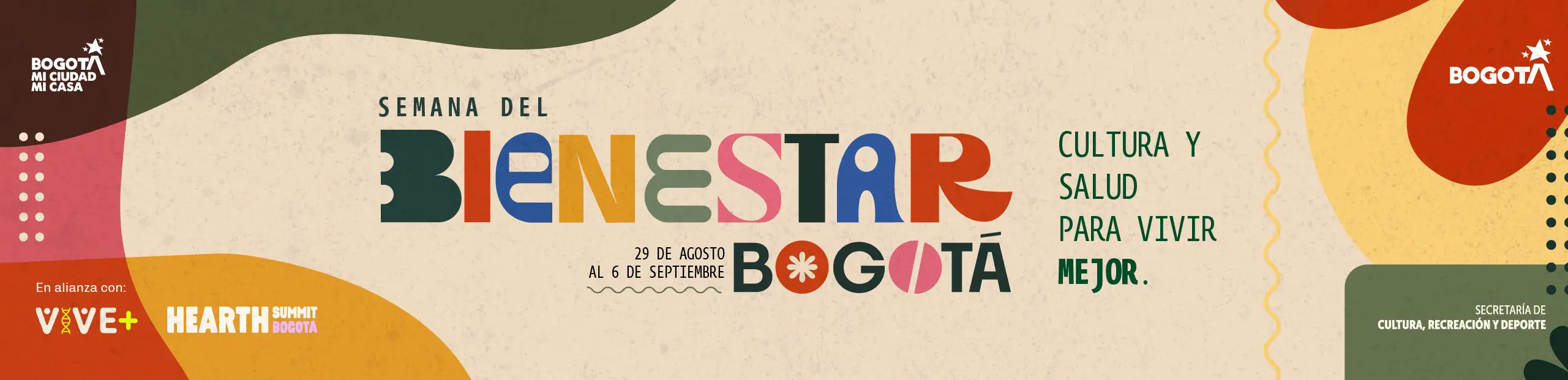 Semana del bienestar en Bogotá. Ingresa y prográmate