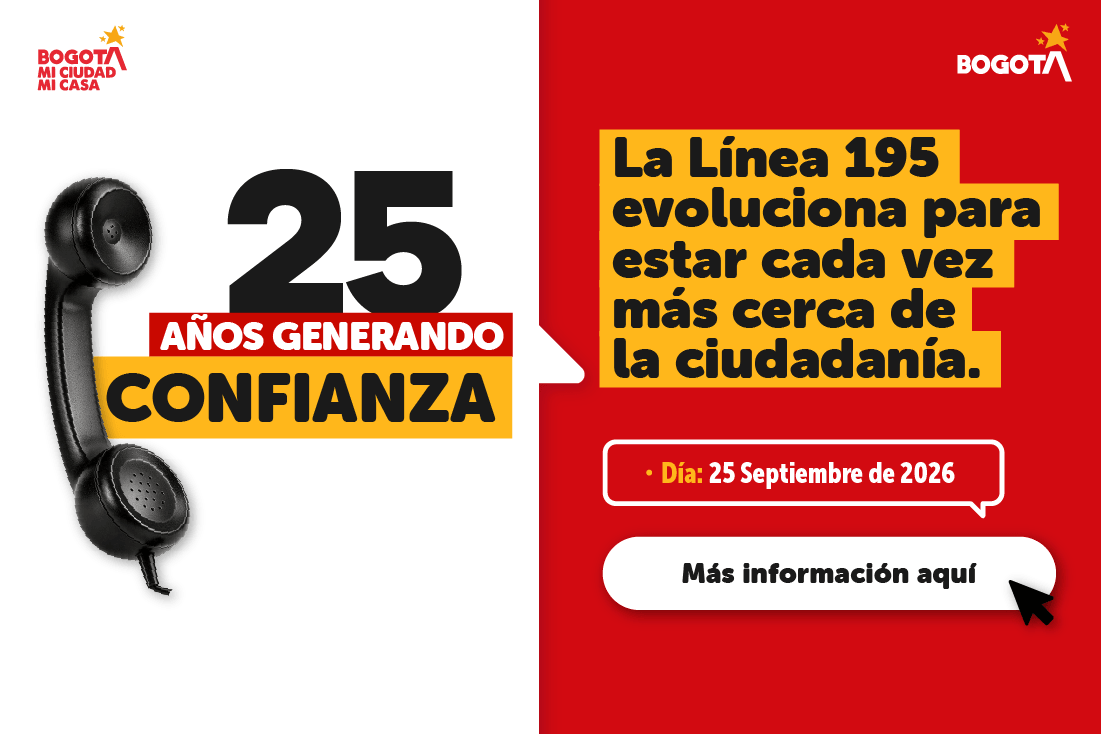 La Línea 195 evoluciona para estar cada vez más cerca de la ciudadanía. Más información aquí