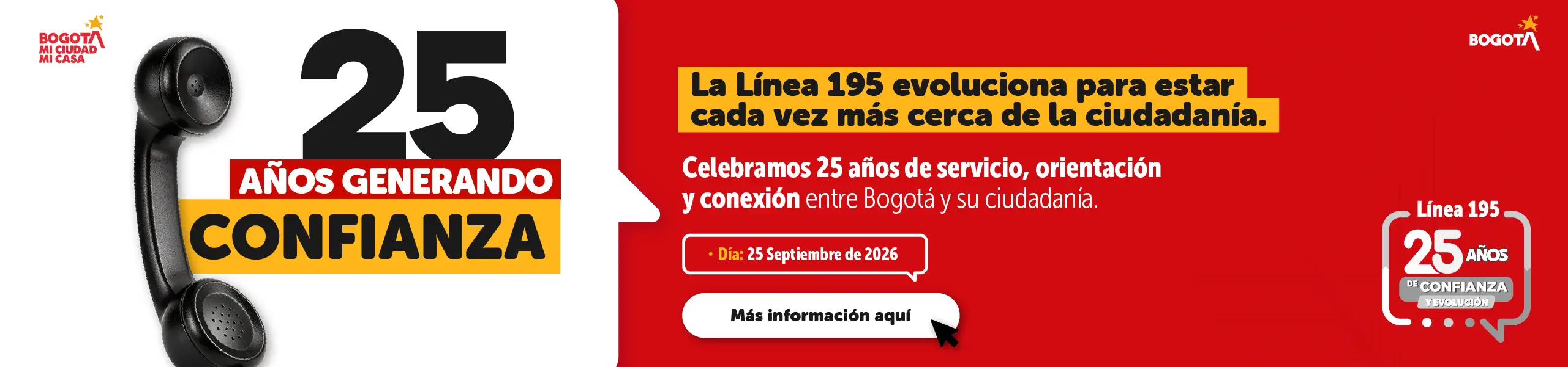 La Línea 195 evoluciona para estar cada vez más cerca de la ciudadanía. Más información aquí