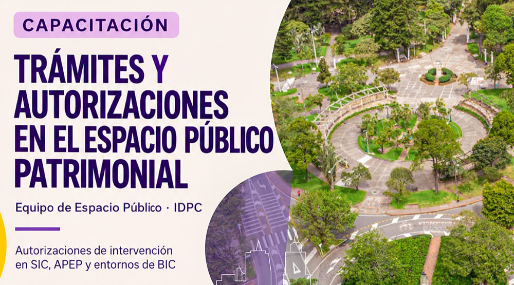 Capacitación sobre autorizaciones de intervención en espacios públicos