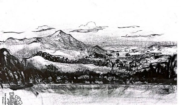 Frontera rural dibujo ganador del II premio Dibujatón 2022